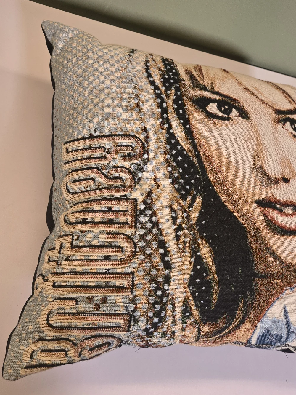 Vtg 2000 Britney Spears Tapestry Throw Pillow Official Britney Brands Y2K Rare